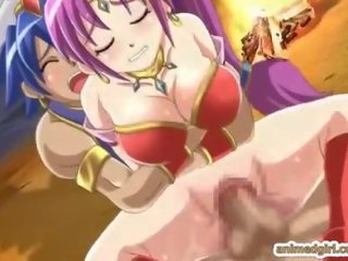 3d gjoksmadhe hentai princeshë i kapuri dhe fucked nga geto transvestit anime