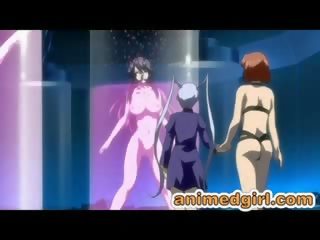 Cordata hentai prende raddoppiare cazzi scopata da trans anime